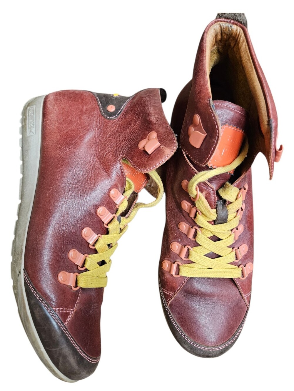 Pikolinos Lisboa Leather High Top Sneaker/Boot Size 39